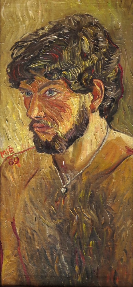 Autoportrét, 1969, olej